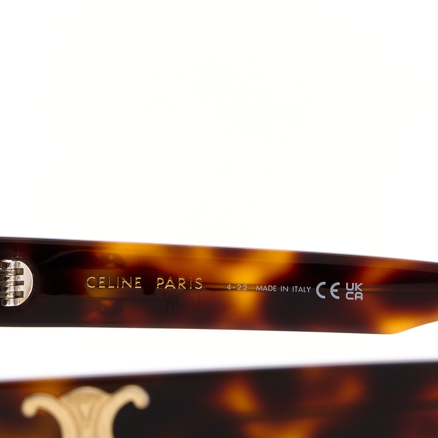 Celine Oval Sunglasses — Tortoise