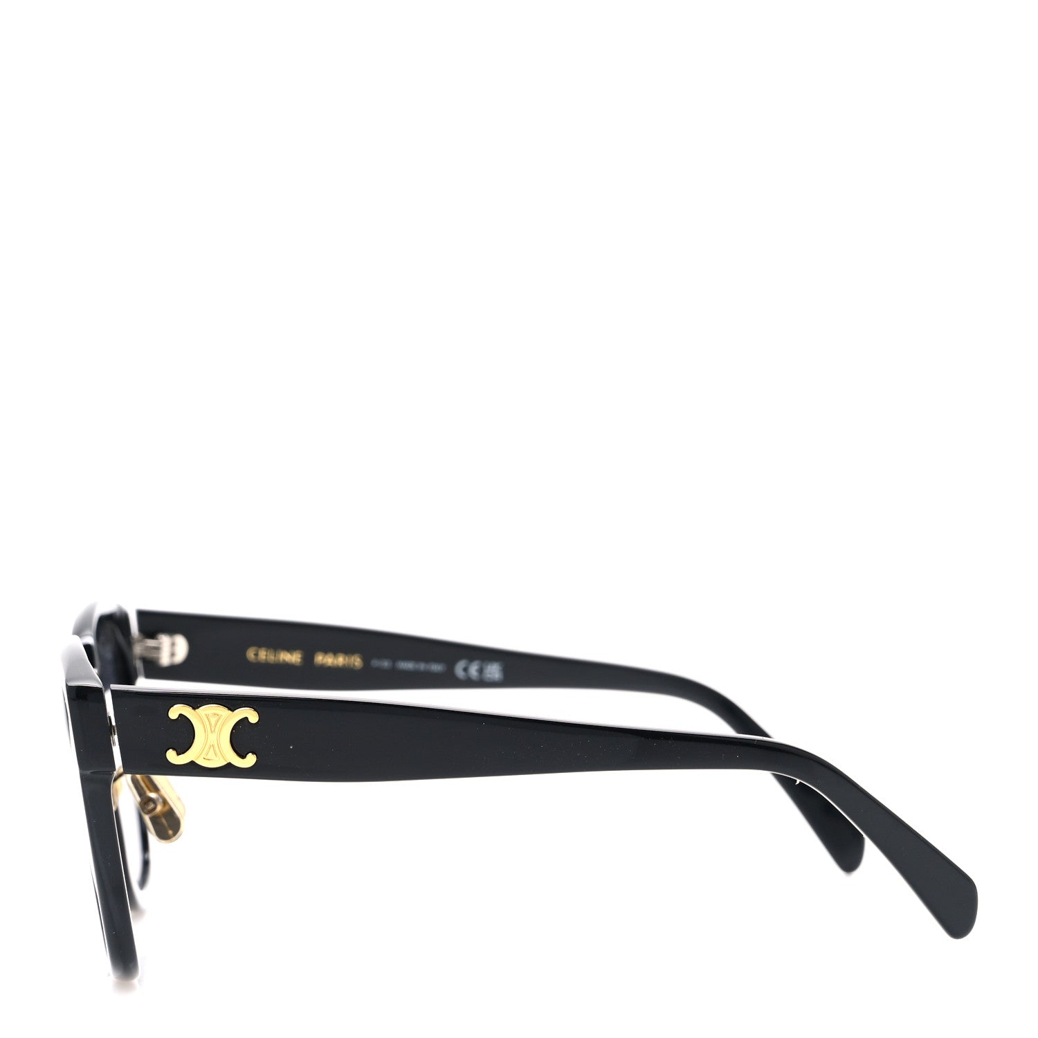 Celine Square Sunglasses — Black