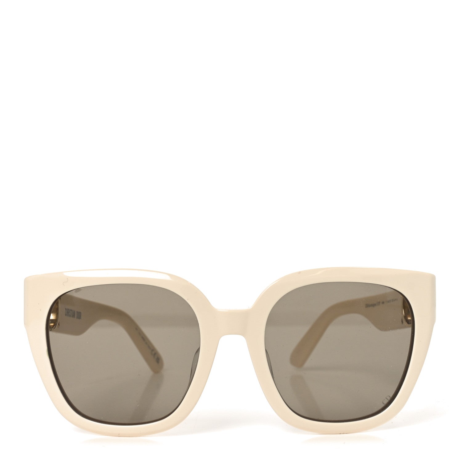 Dior Square Sunglasses — White
