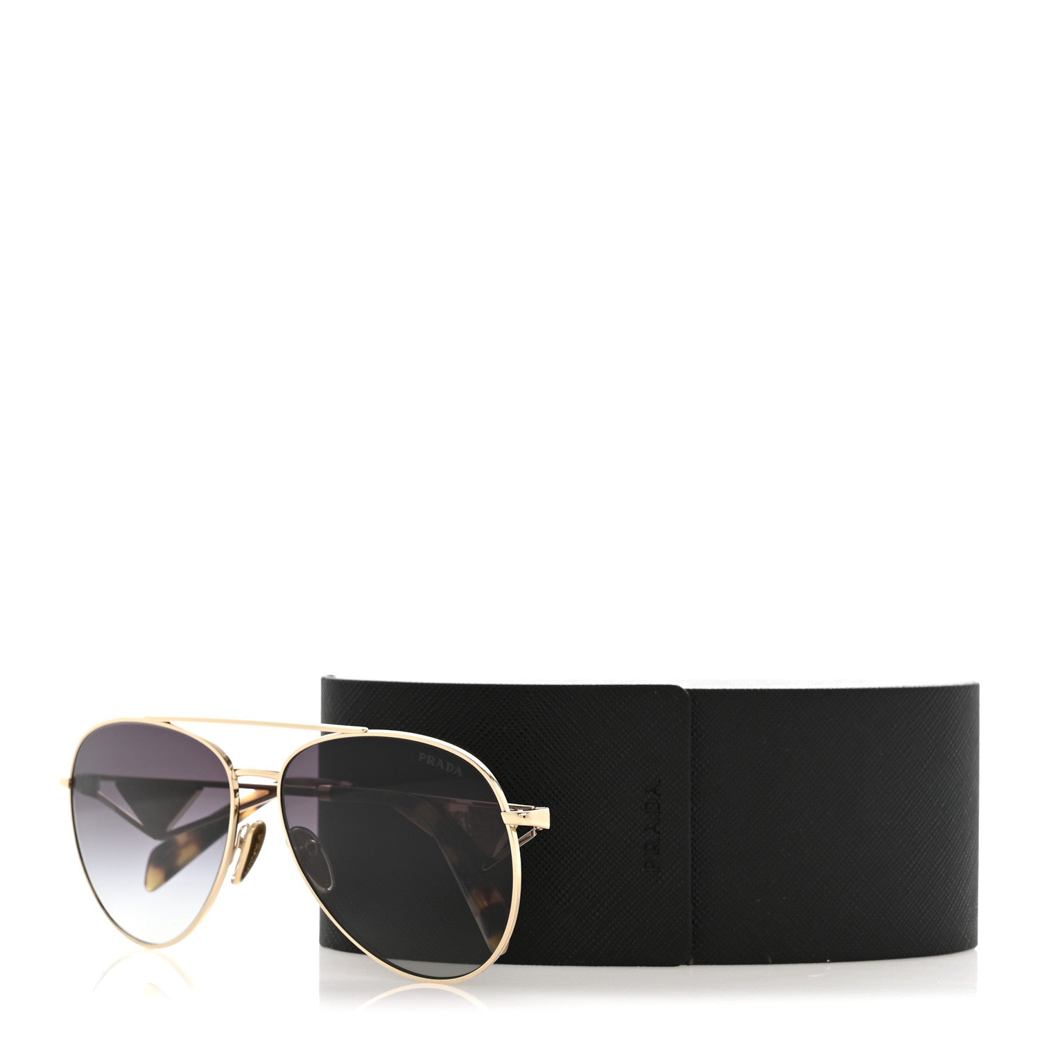 Prada Aviator Sunglasses — Tortoise SPR 73Z