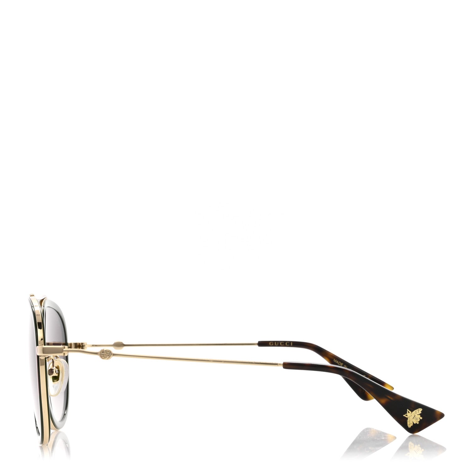 Gucci Aviator Sunglasses — Green GG0062S