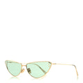 Dior Cat-Eye Sunglasses — Gold