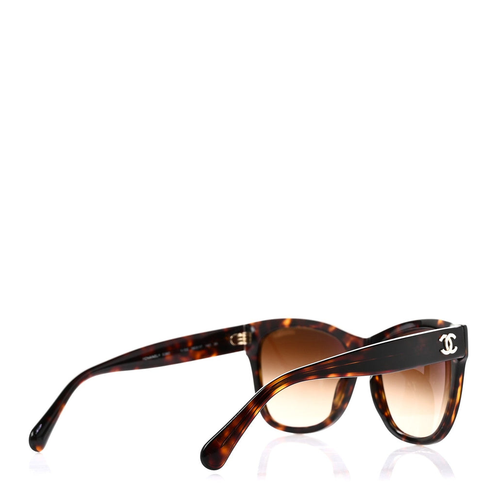 Chanel Square Sunglasses — Tortoise