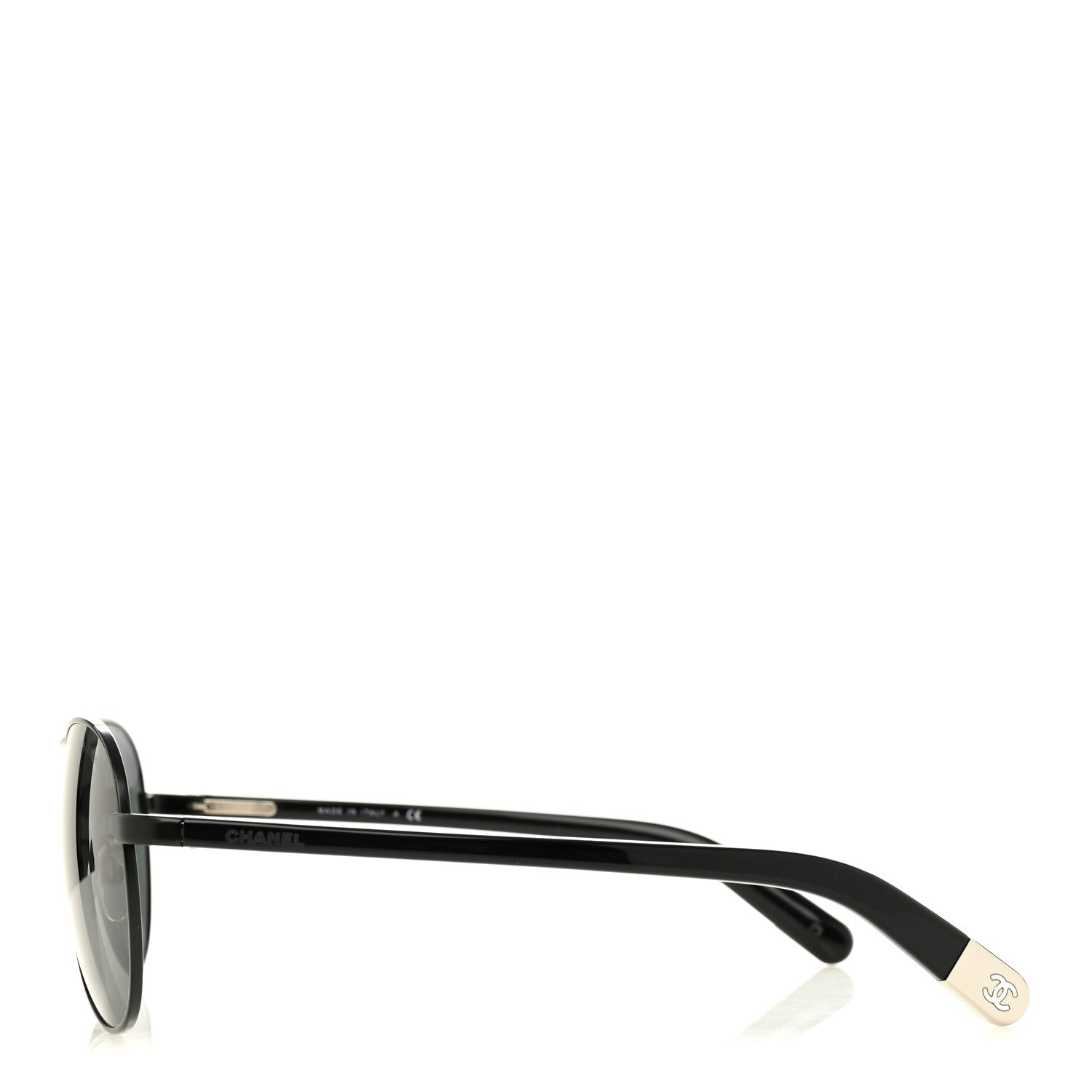 Chanel Aviator Sunglasses — Black
