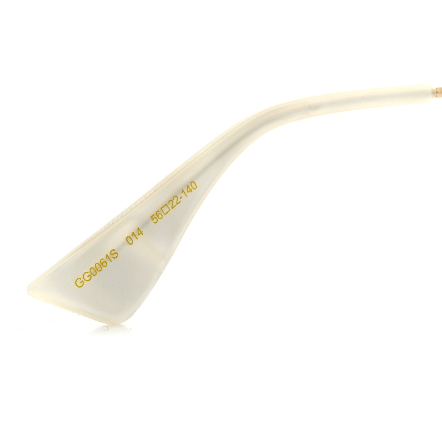 Gucci Round Sunglasses — Gold GG0061S
