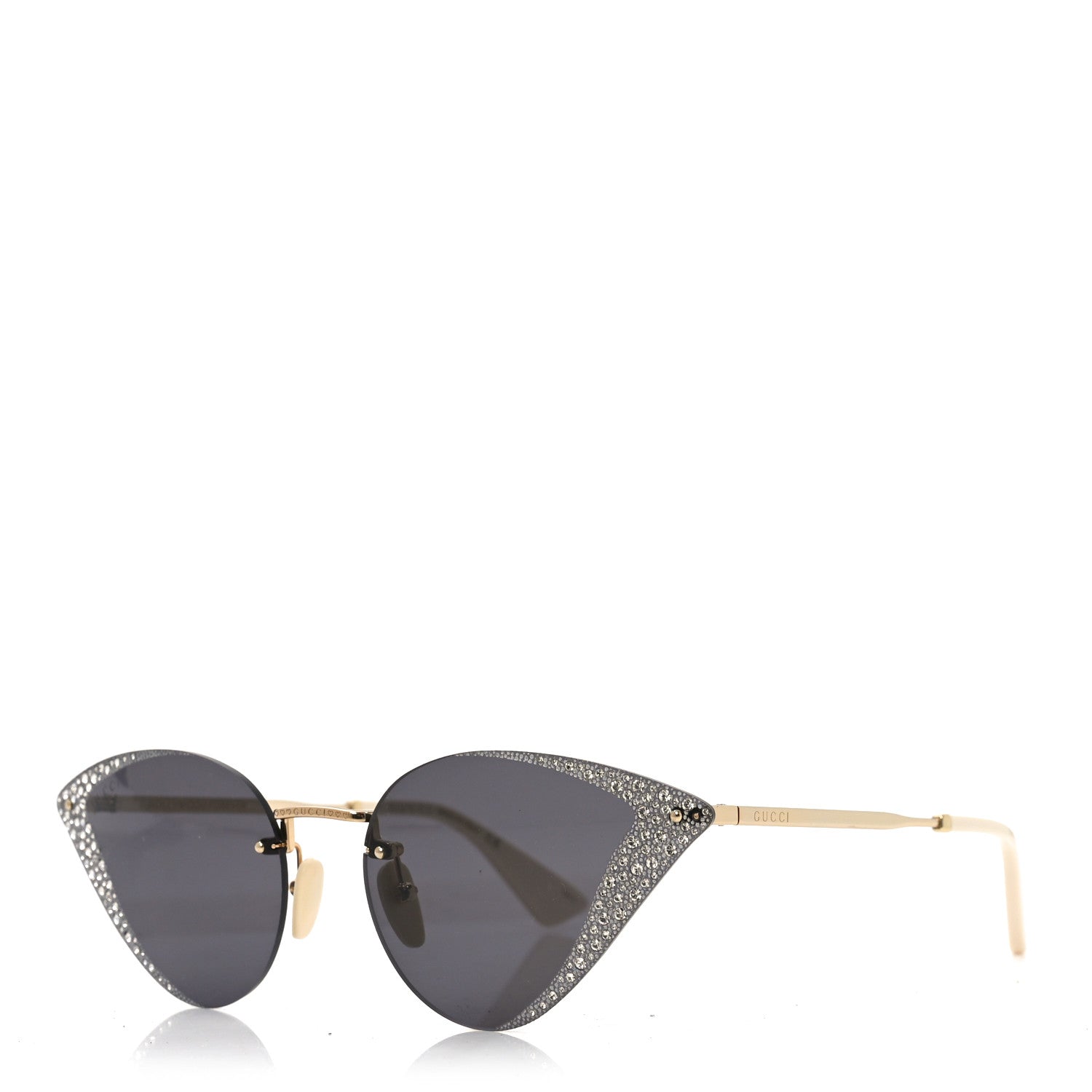 Gucci Geometric Sunglasses — Crystal GG0898S