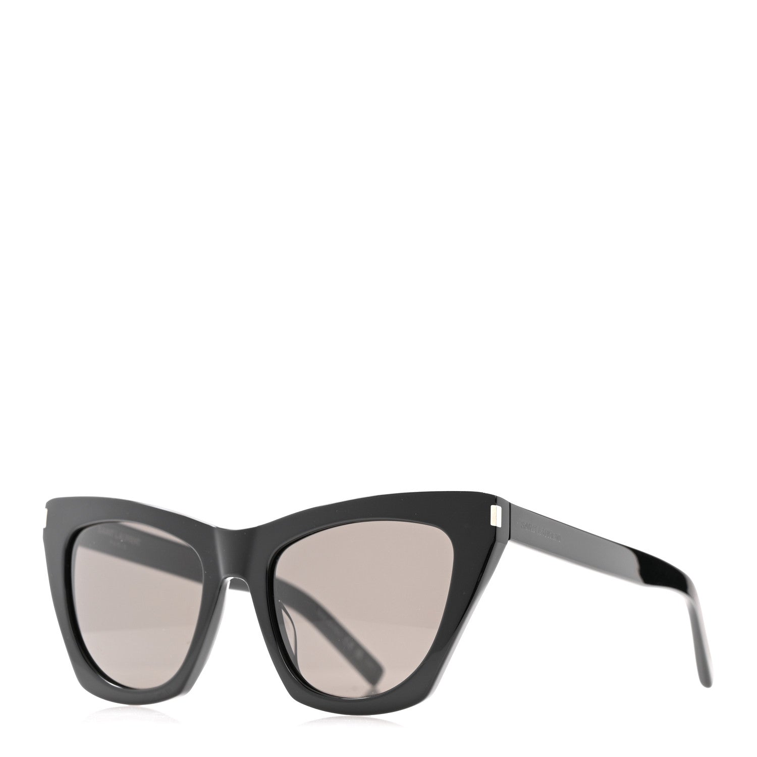 Saint Laurent Cat-Eye Sunglasses — Black SL214