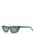 Saint Laurent Cat-Eye Sunglasses — Green SL277