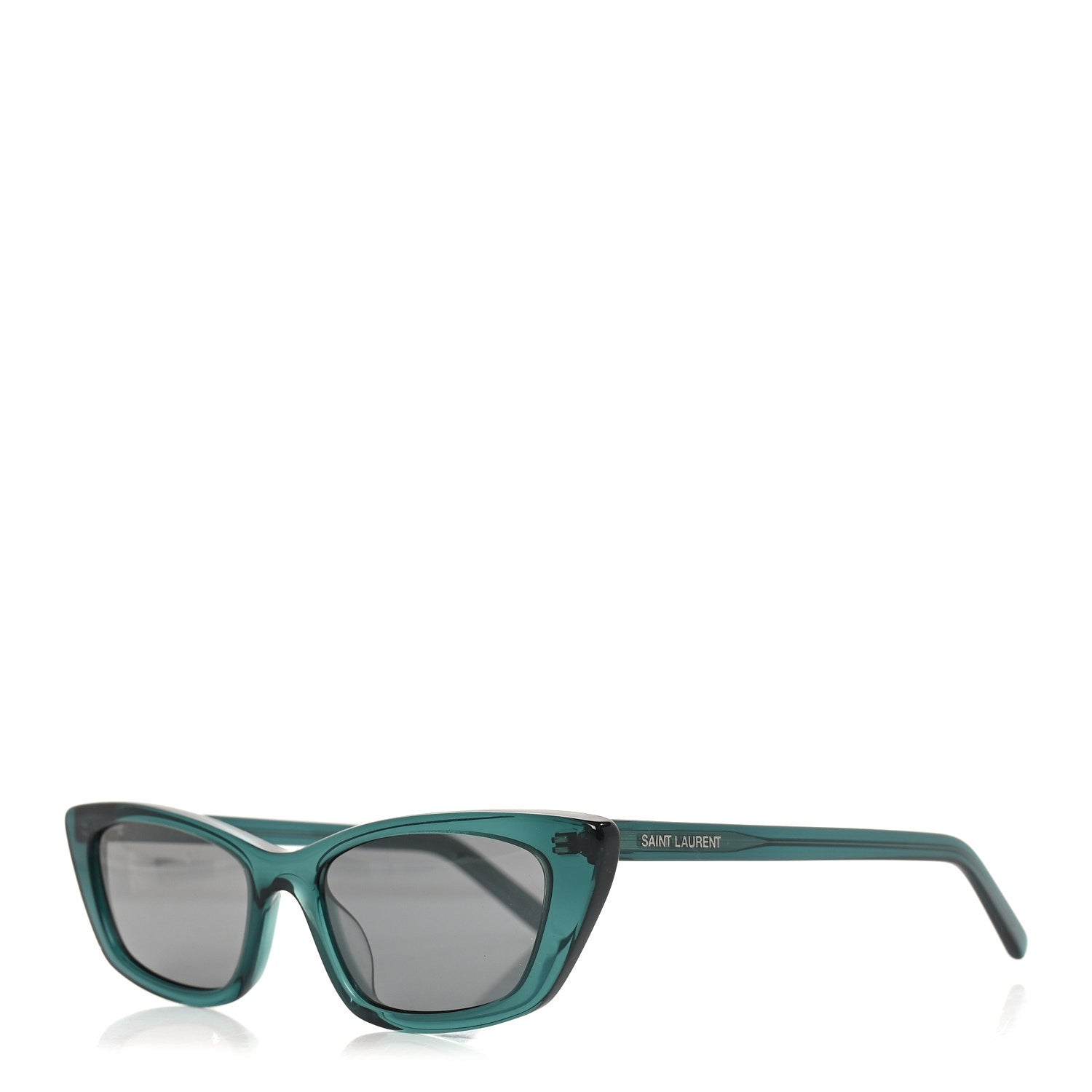 Saint Laurent Cat-Eye Sunglasses — Green SL277