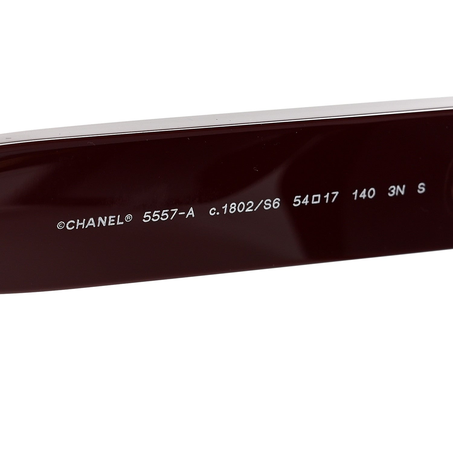 Chanel Butterfly Sunglasses — Burgundy 5557-A