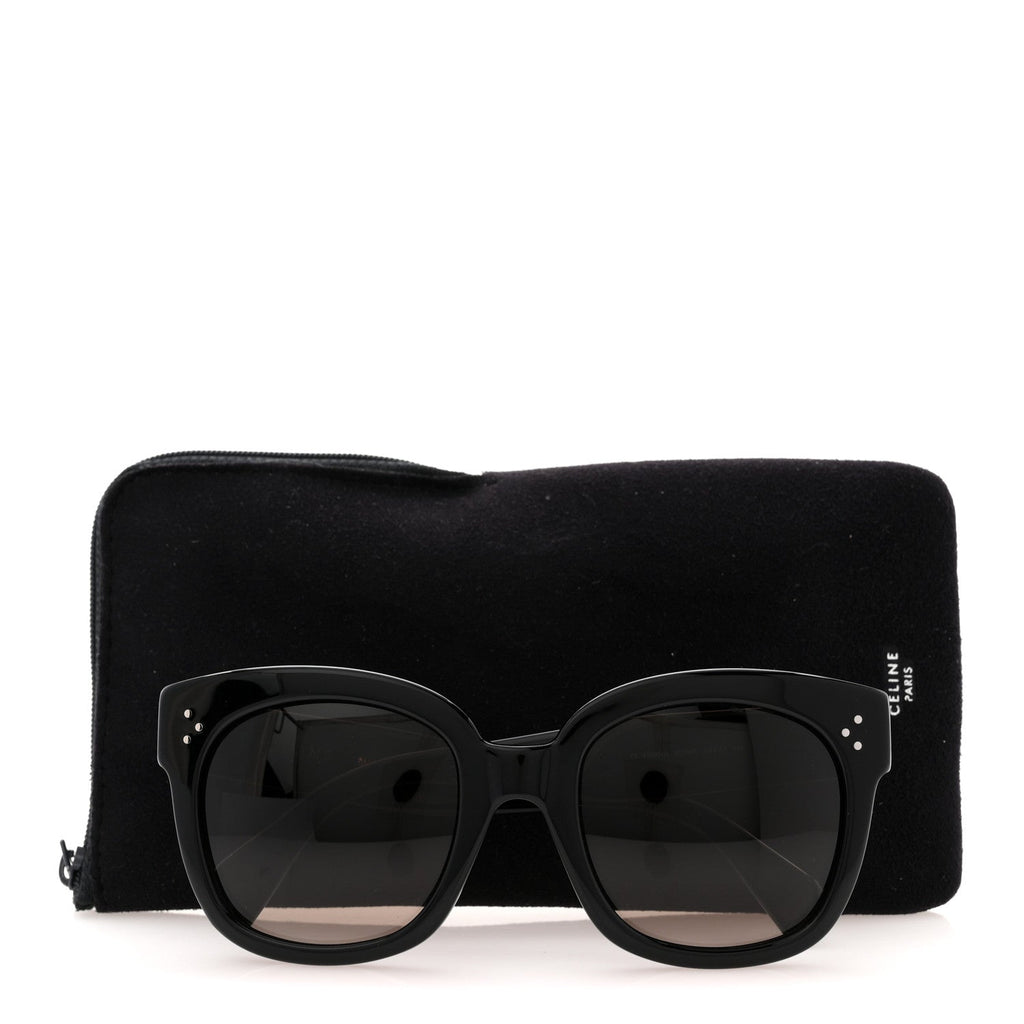 Celine Square Sunglasses — Black