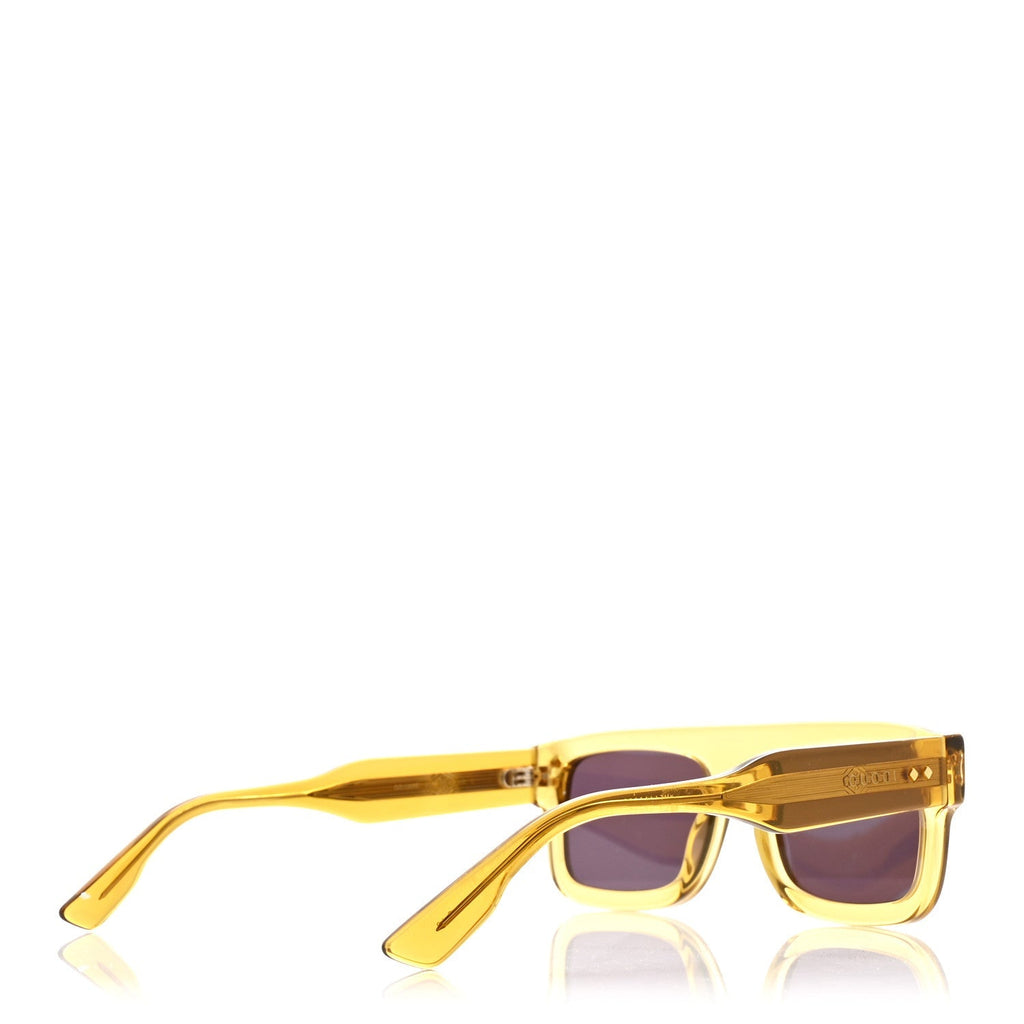 Gucci Square Sunglasses — Yellow GG1085S