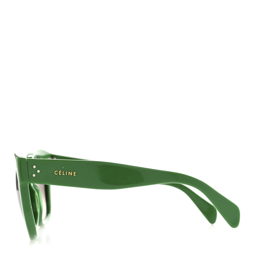 Celine Square Sunglasses — Green