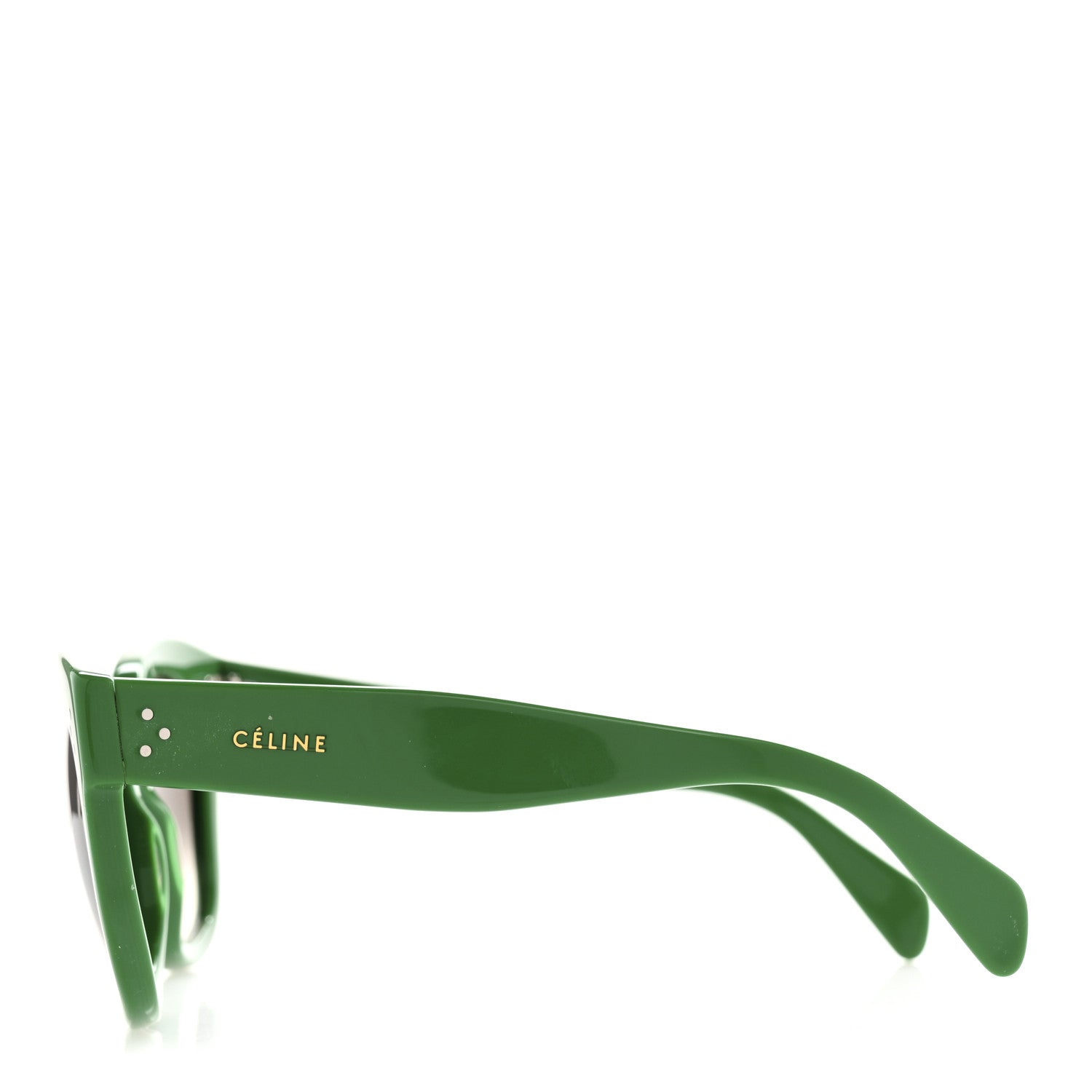 Celine Square Sunglasses — Green
