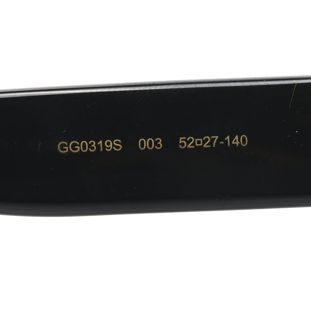 Gucci Round Sunglasses — Black GG0319S
