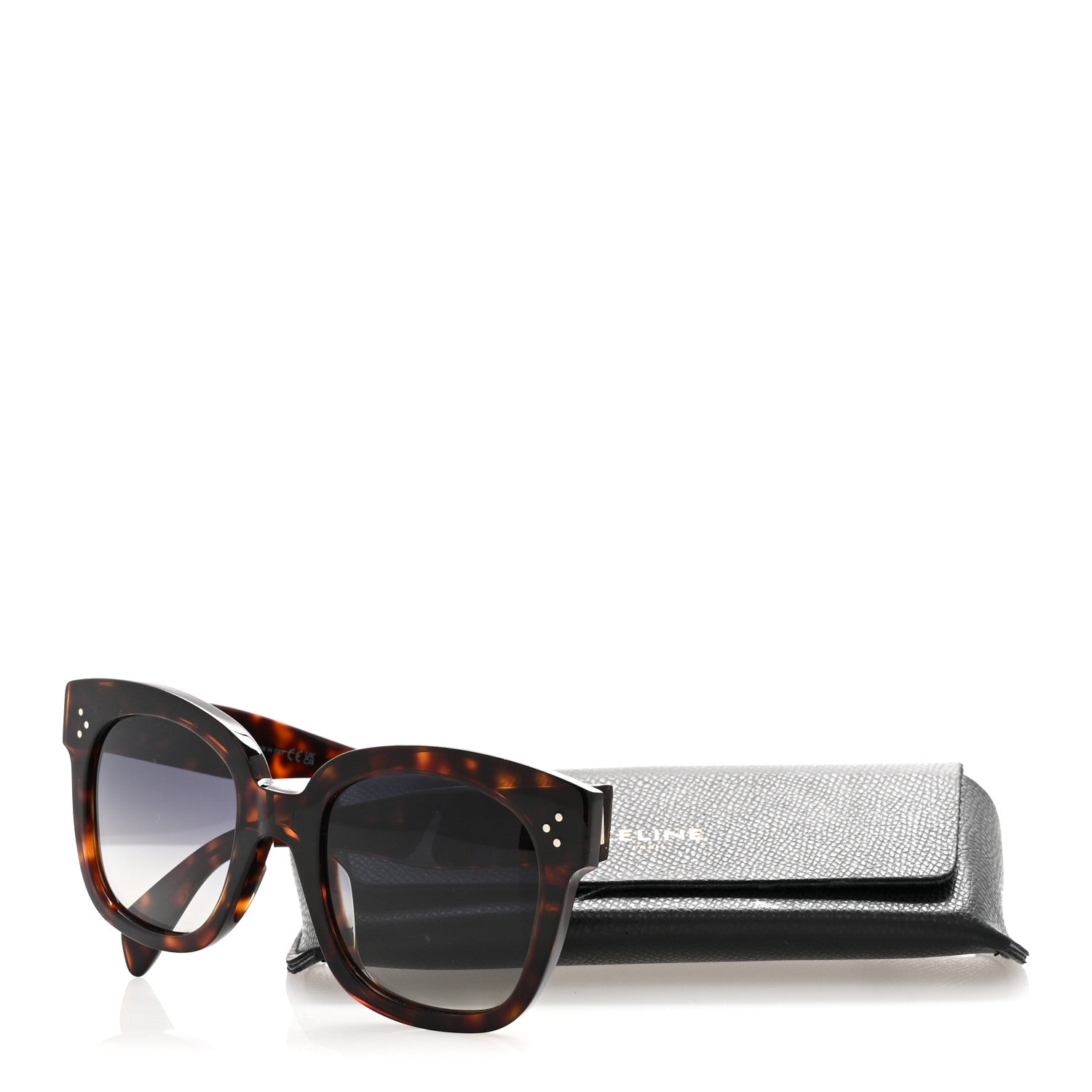 Celine Square Sunglasses — Tortoise