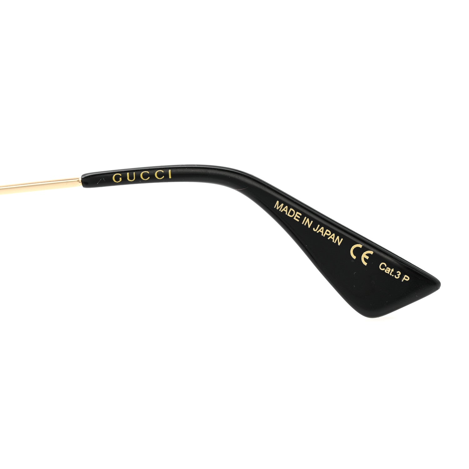 Gucci Aviator Sunglasses — Black GG0062S