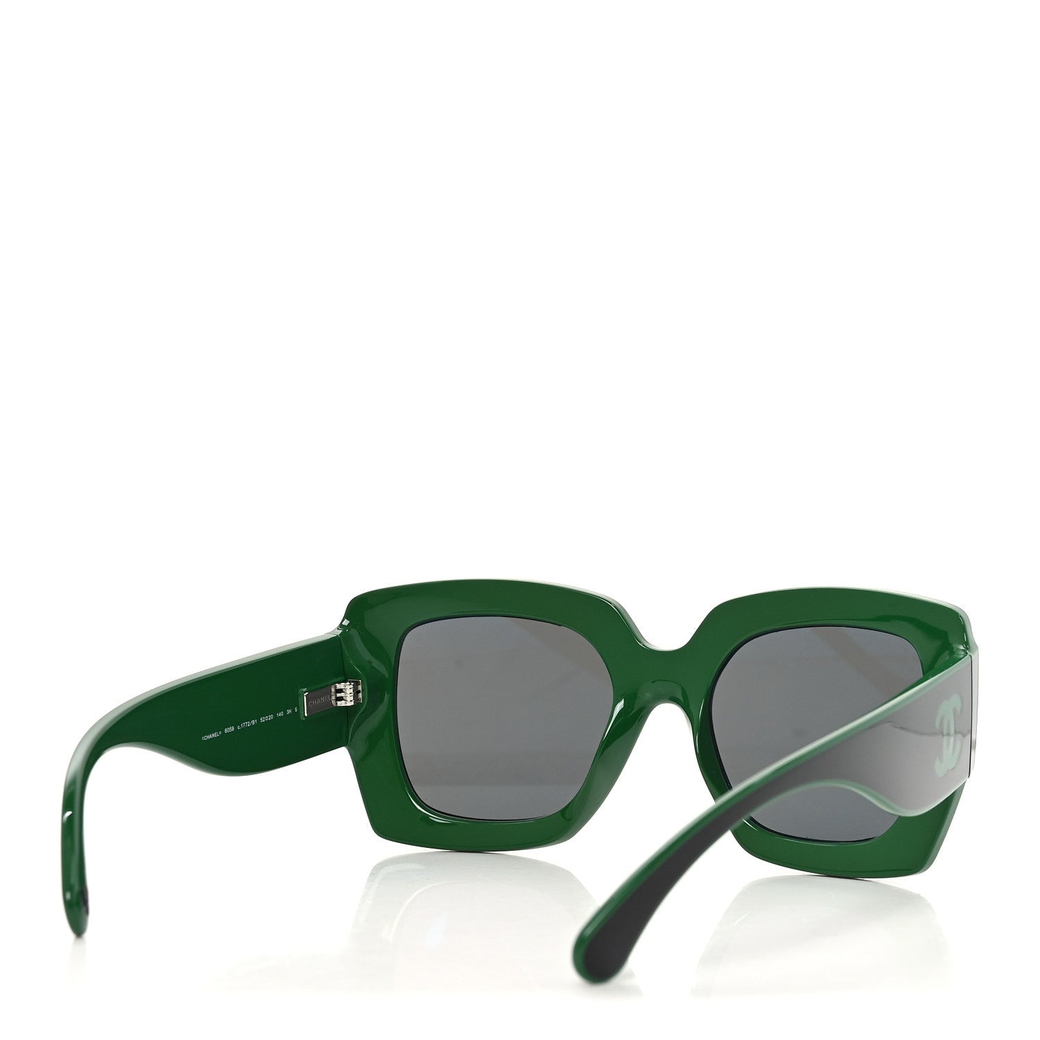 Chanel Square Sunglasses — Black