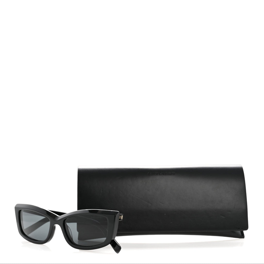 Saint Laurent Cat-Eye Sunglasses — Black SL 658