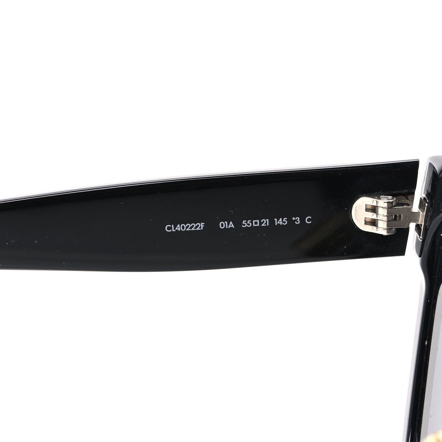 Celine Square Sunglasses — Black