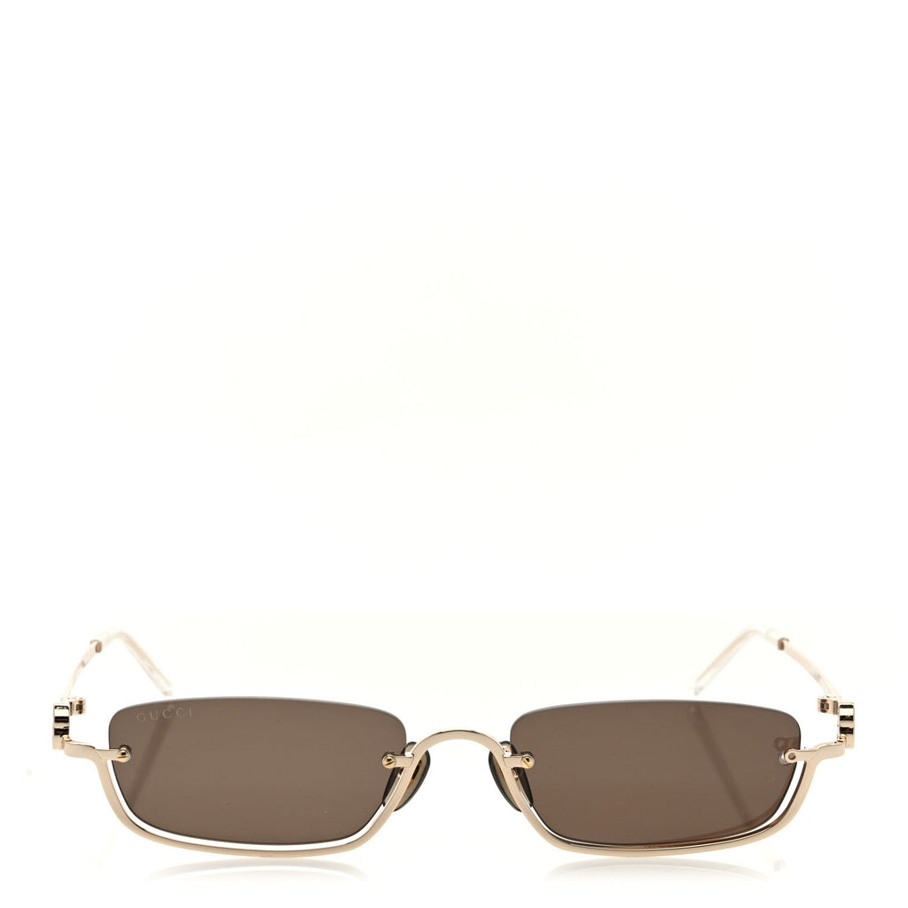 Gucci Square Sunglasses — Brown GG1278S