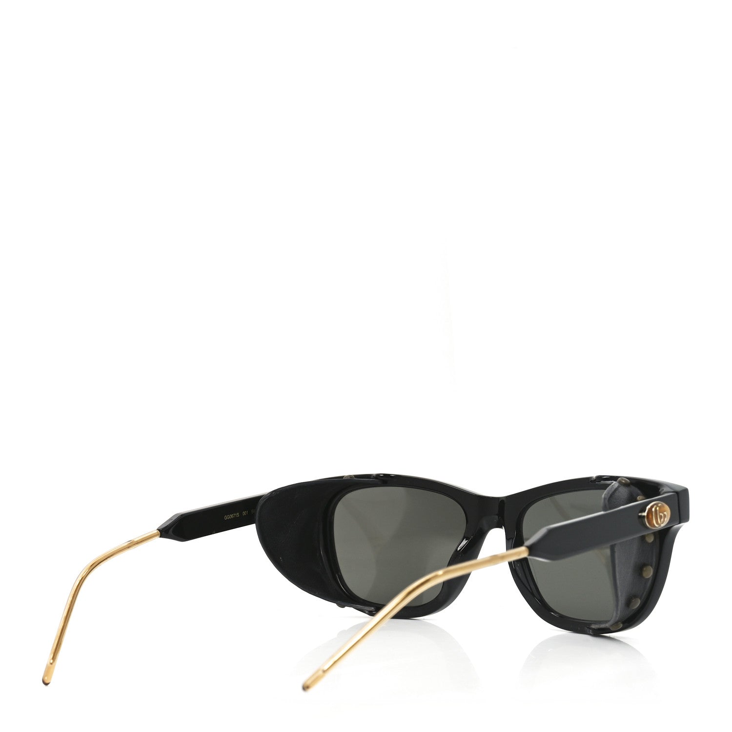 Gucci Square Sunglasses — Black GG0671S