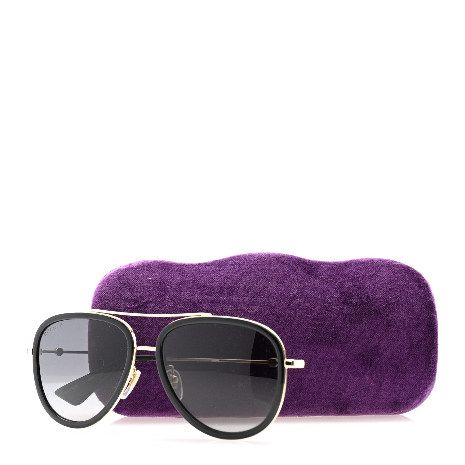 Gucci Aviator Sunglasses — Black GG0062S