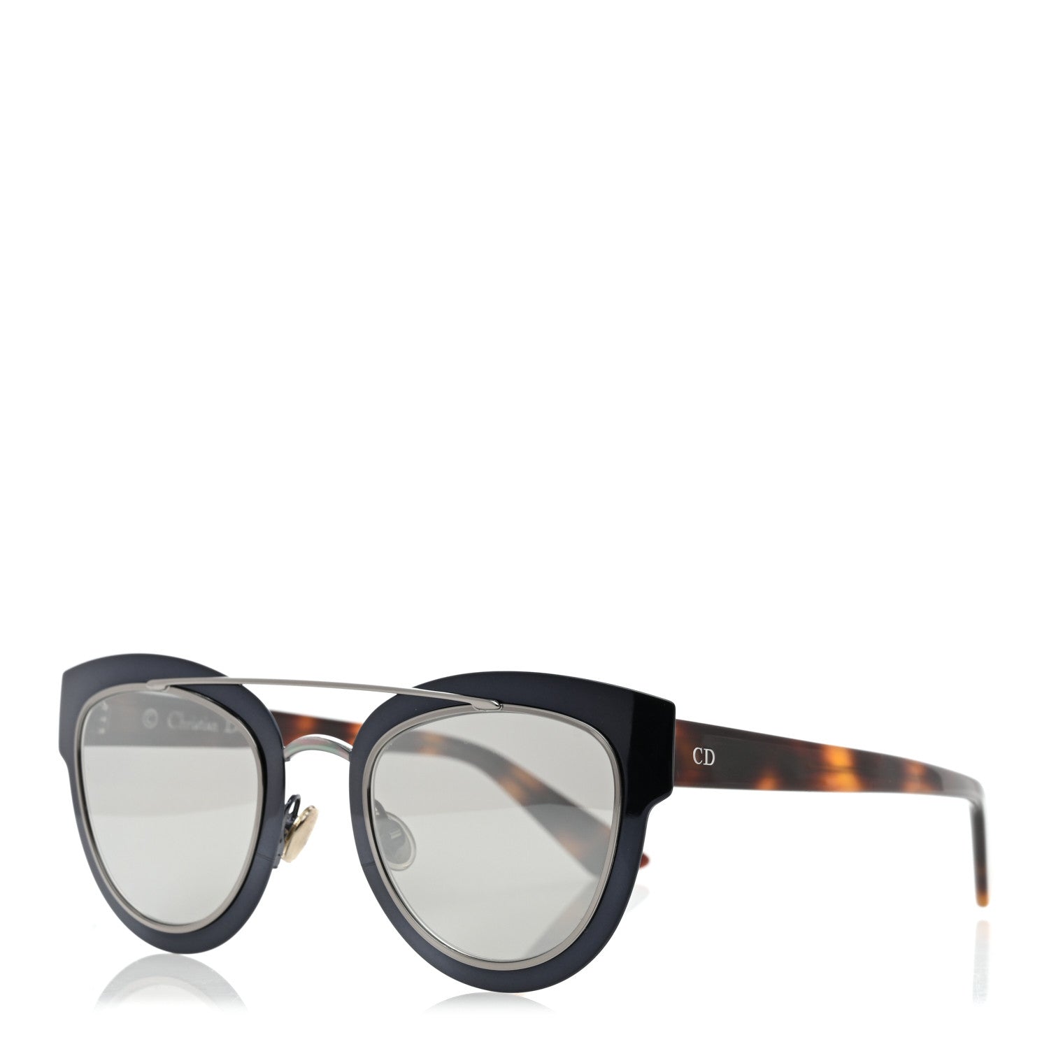 Dior Square Sunglasses — Havana