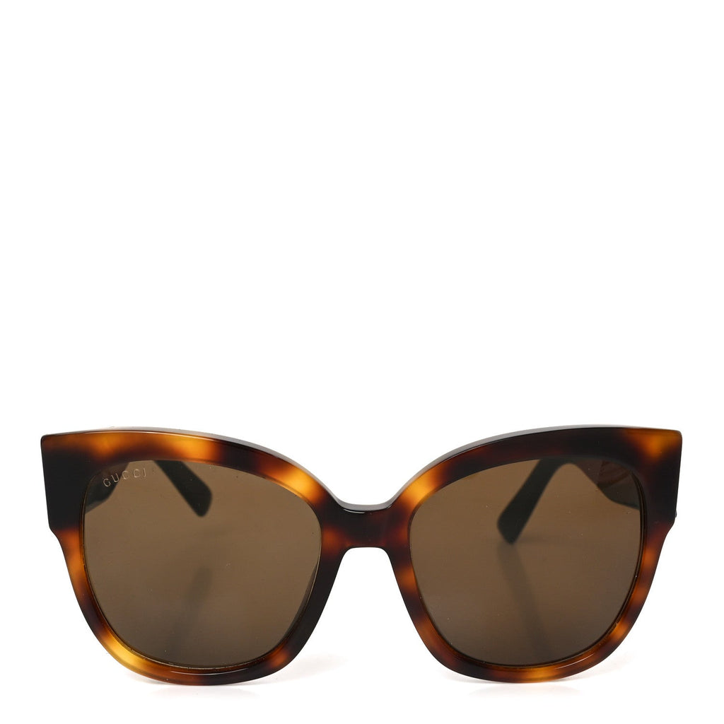 Gucci Square Sunglasses — Tortoise GG0059S
