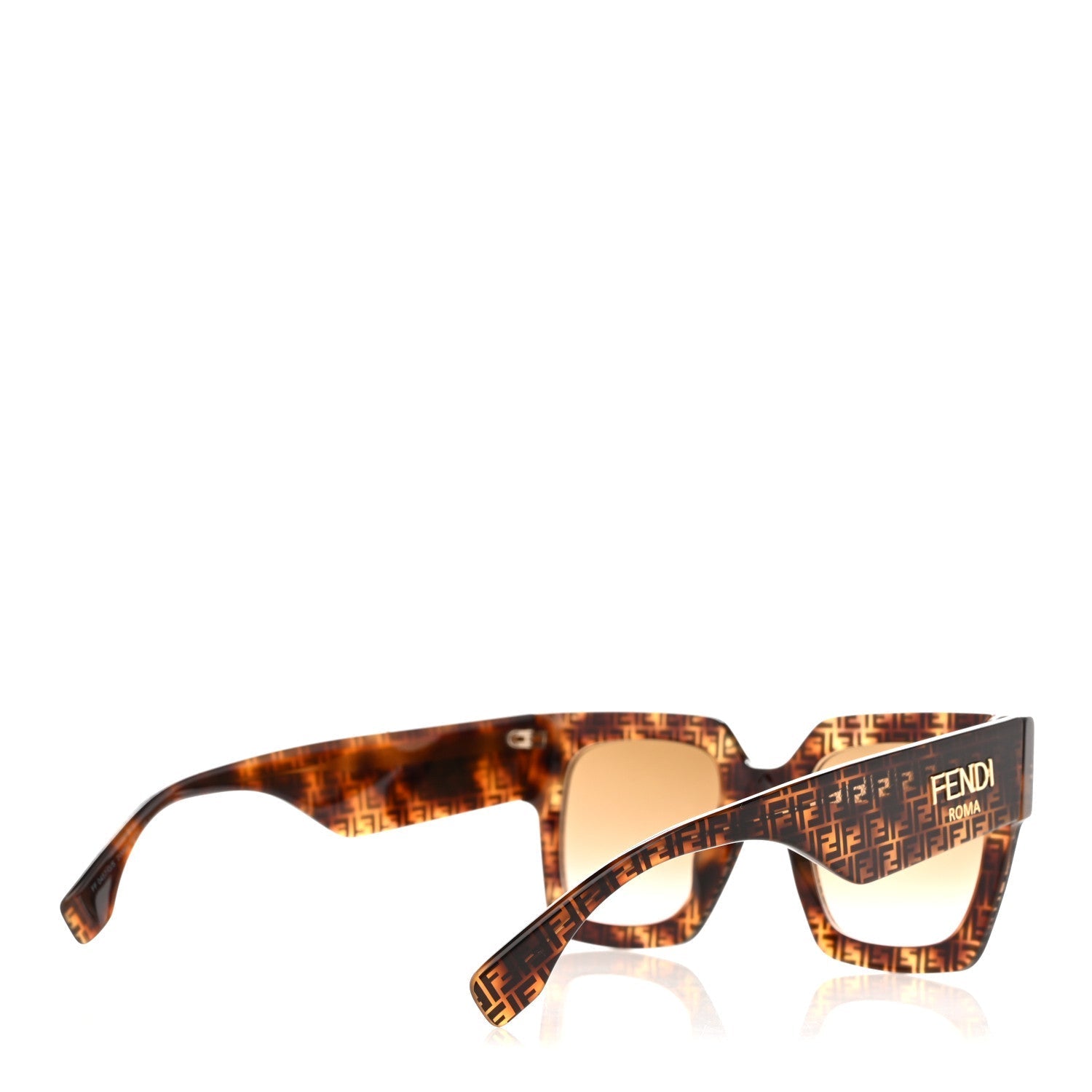 Fendi Square Sunglasses — Tortoise