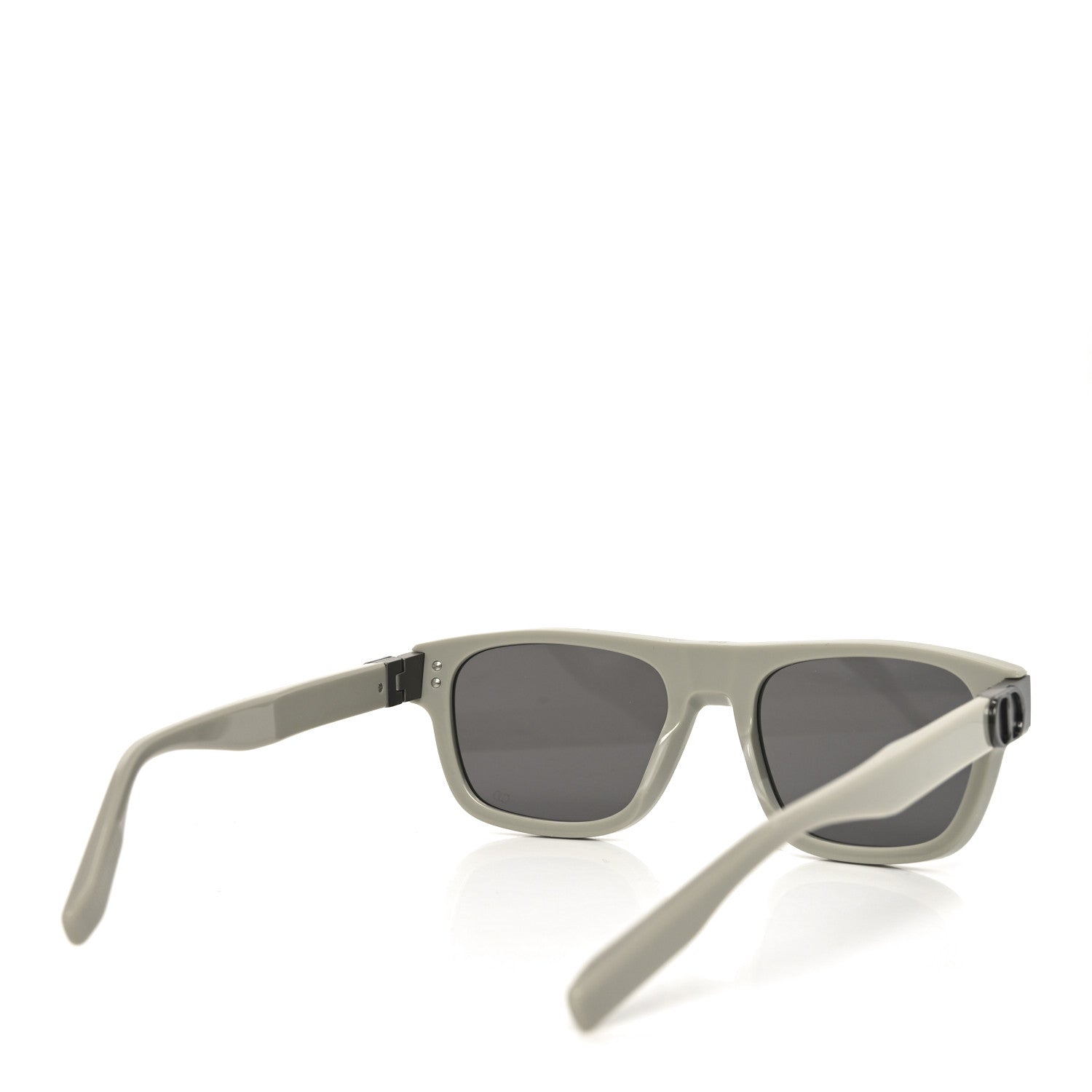 Dior Square Sunglasses — Beige