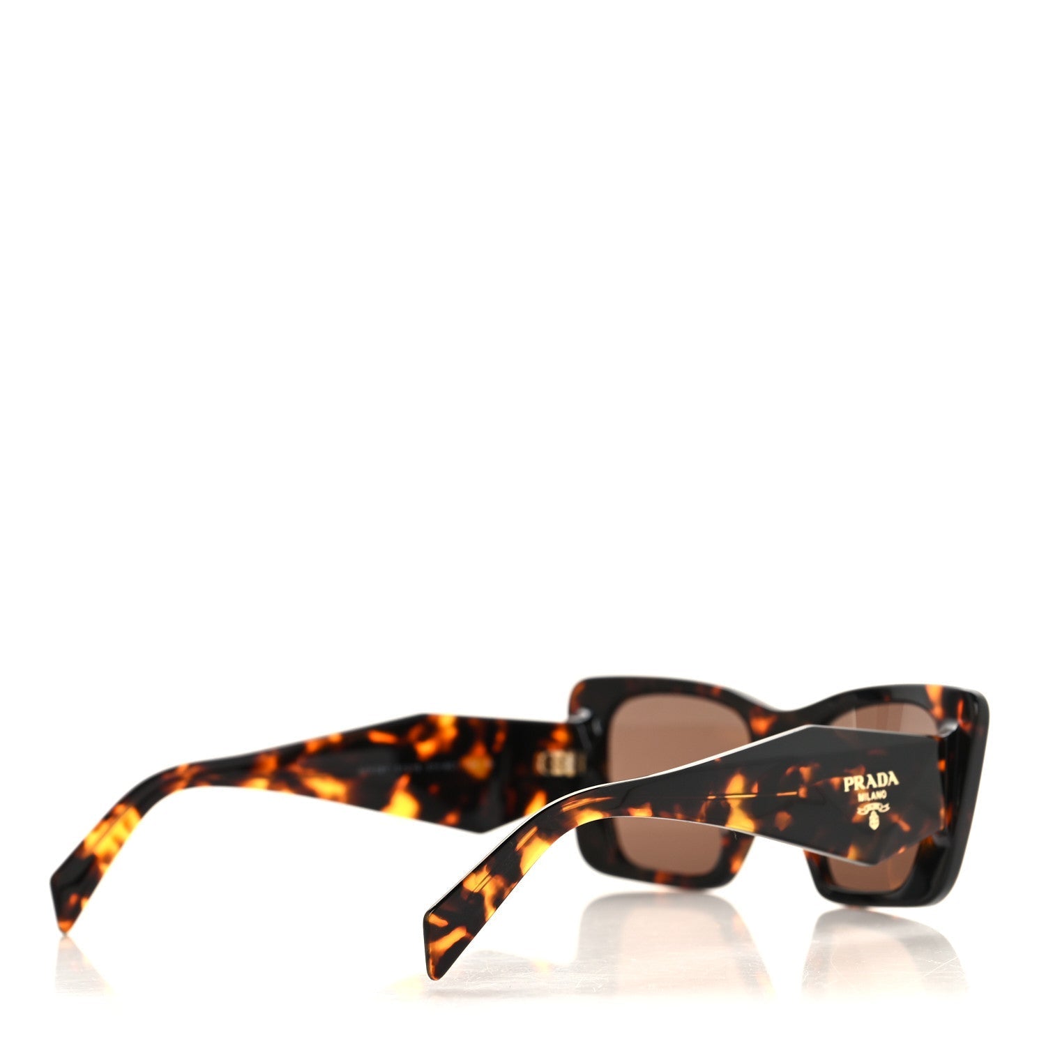 Prada Square Sunglasses — Havana SPR 08Y