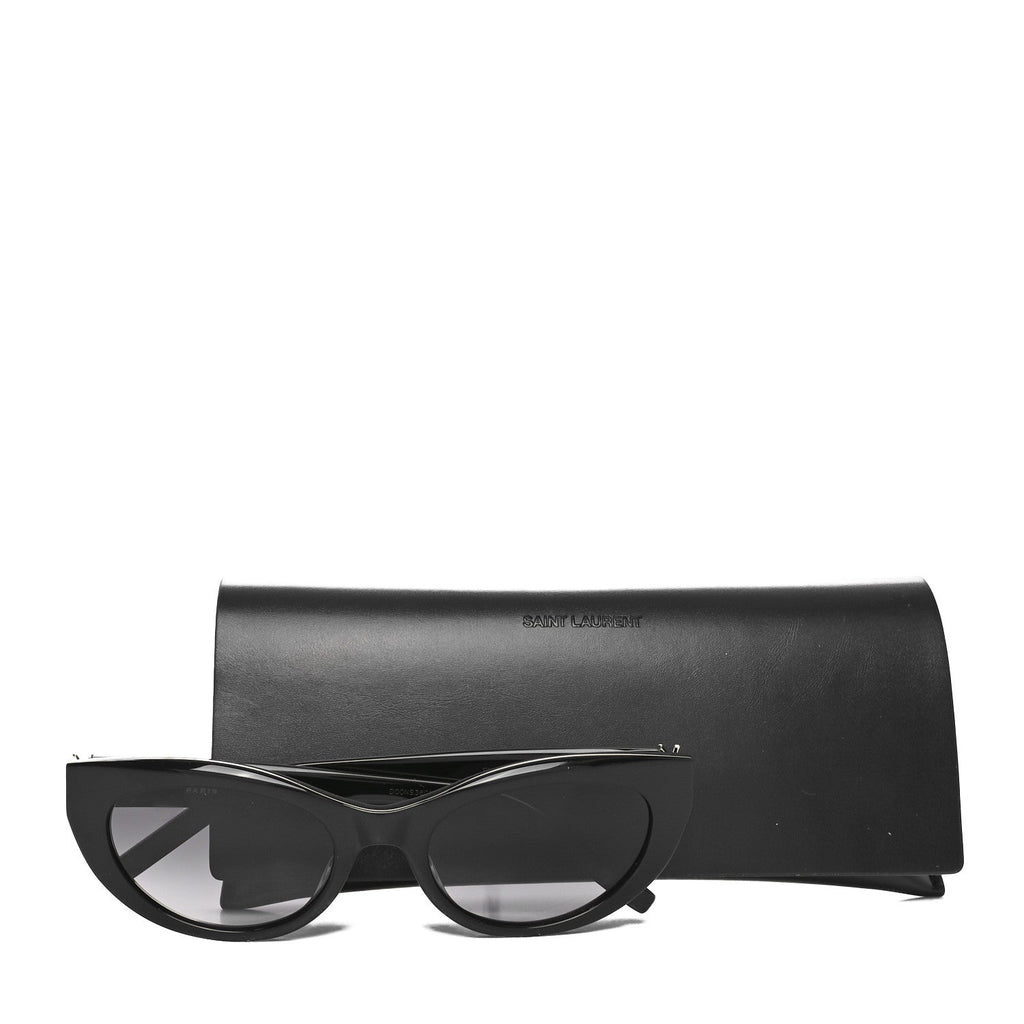 Saint Laurent Cat-Eye Sunglasses — Black