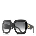 Gucci Square Sunglasses — Black GG0102S