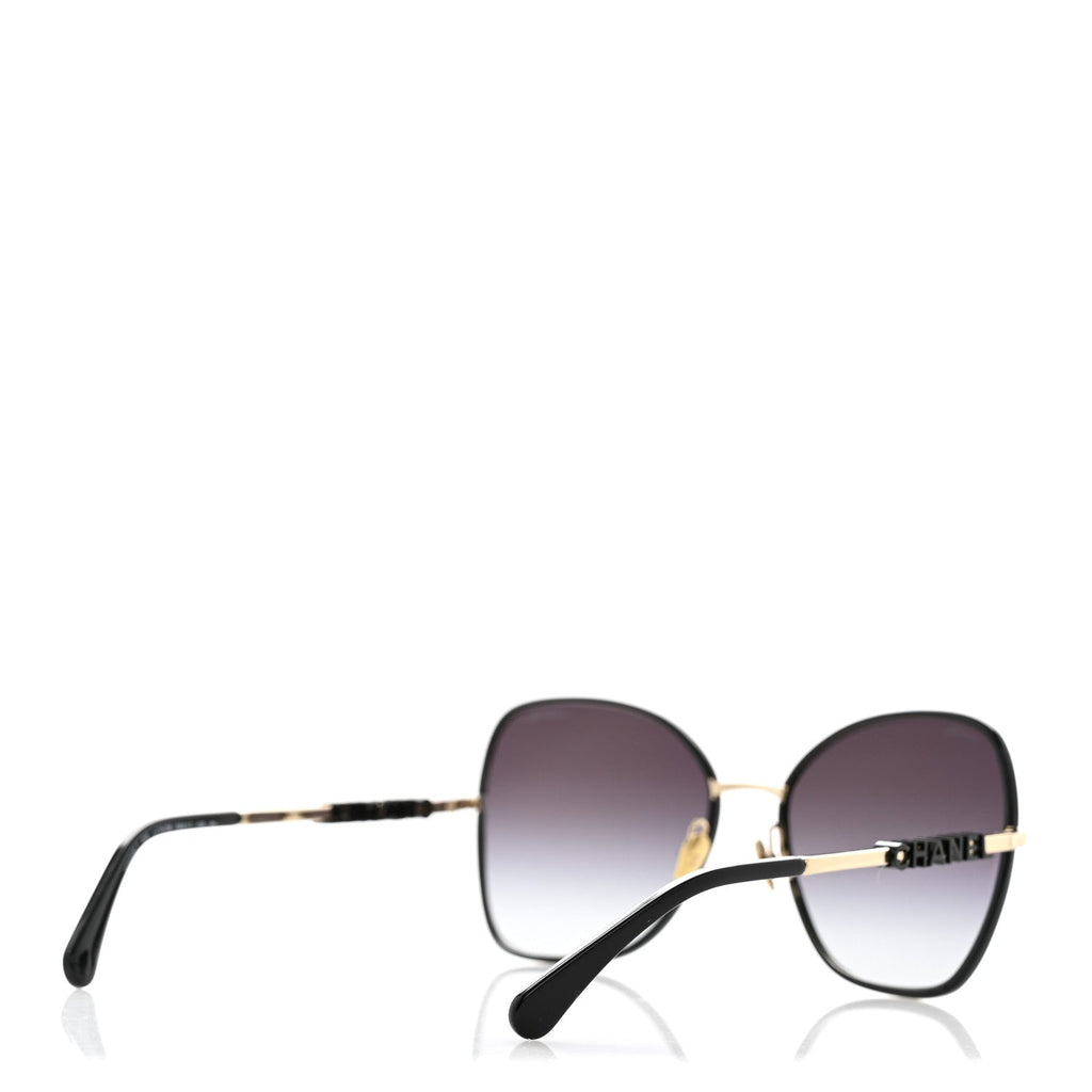 Chanel Butterfly Sunglasses — Black