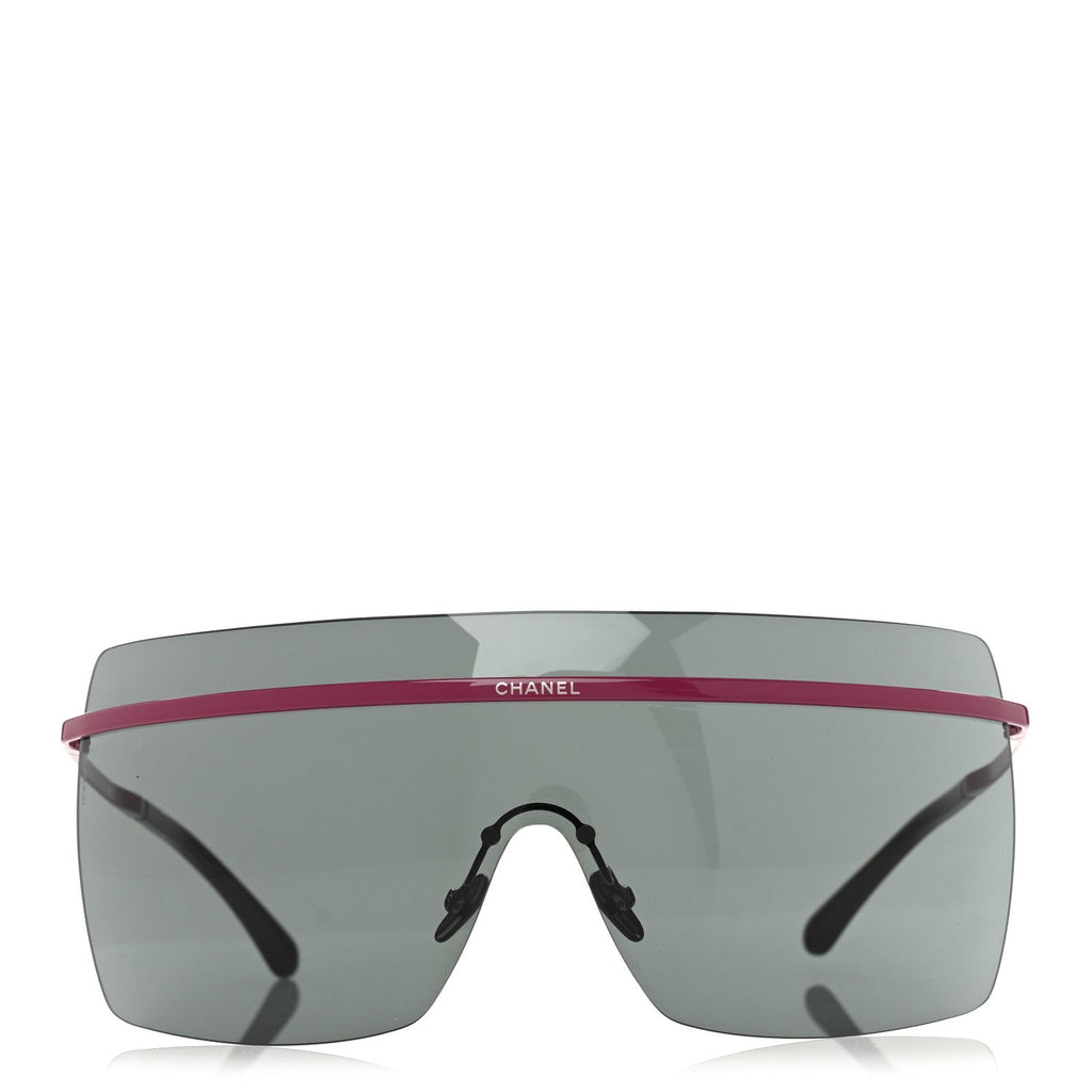 Chanel Shield Sunglasses — Pink