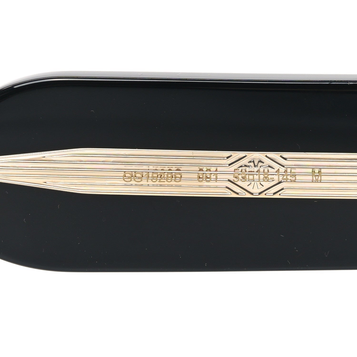 Gucci Rectangle Sunglasses — Black GG1528S