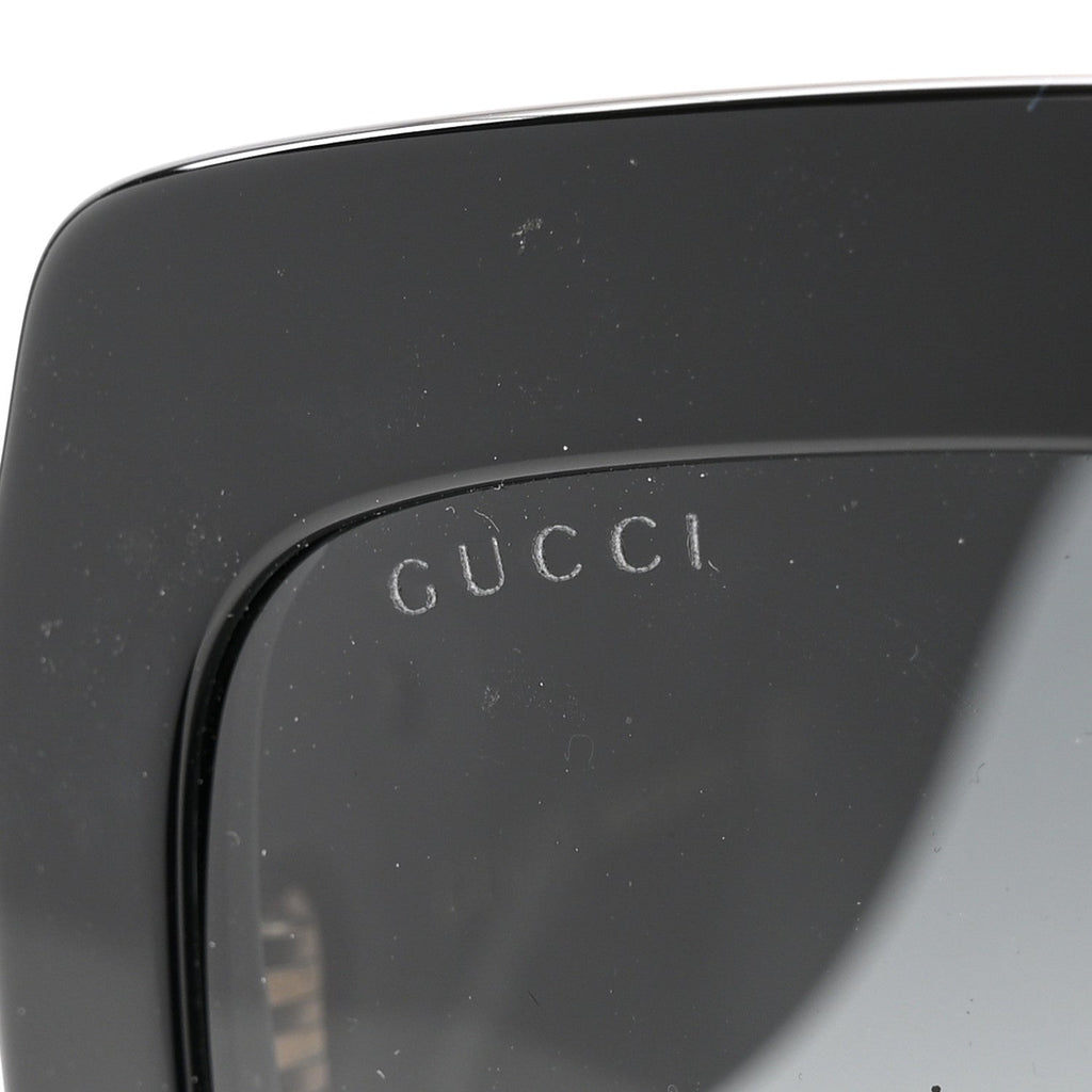 Gucci Square Sunglasses — Black GG0102S