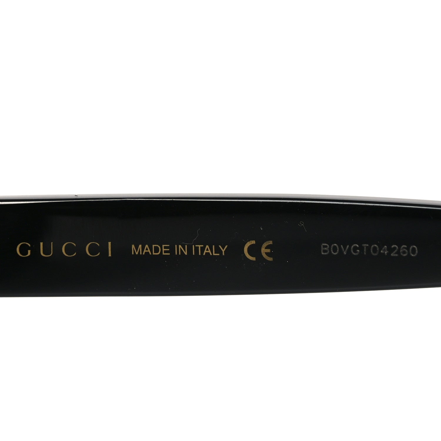 Gucci Rectangle Sunglasses — Black GG0624S