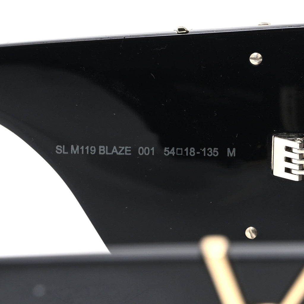 Saint Laurent Square Sunglasses — Black