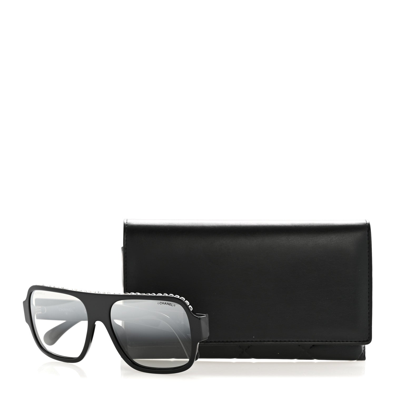 Chanel Shield Sunglasses — Crystal