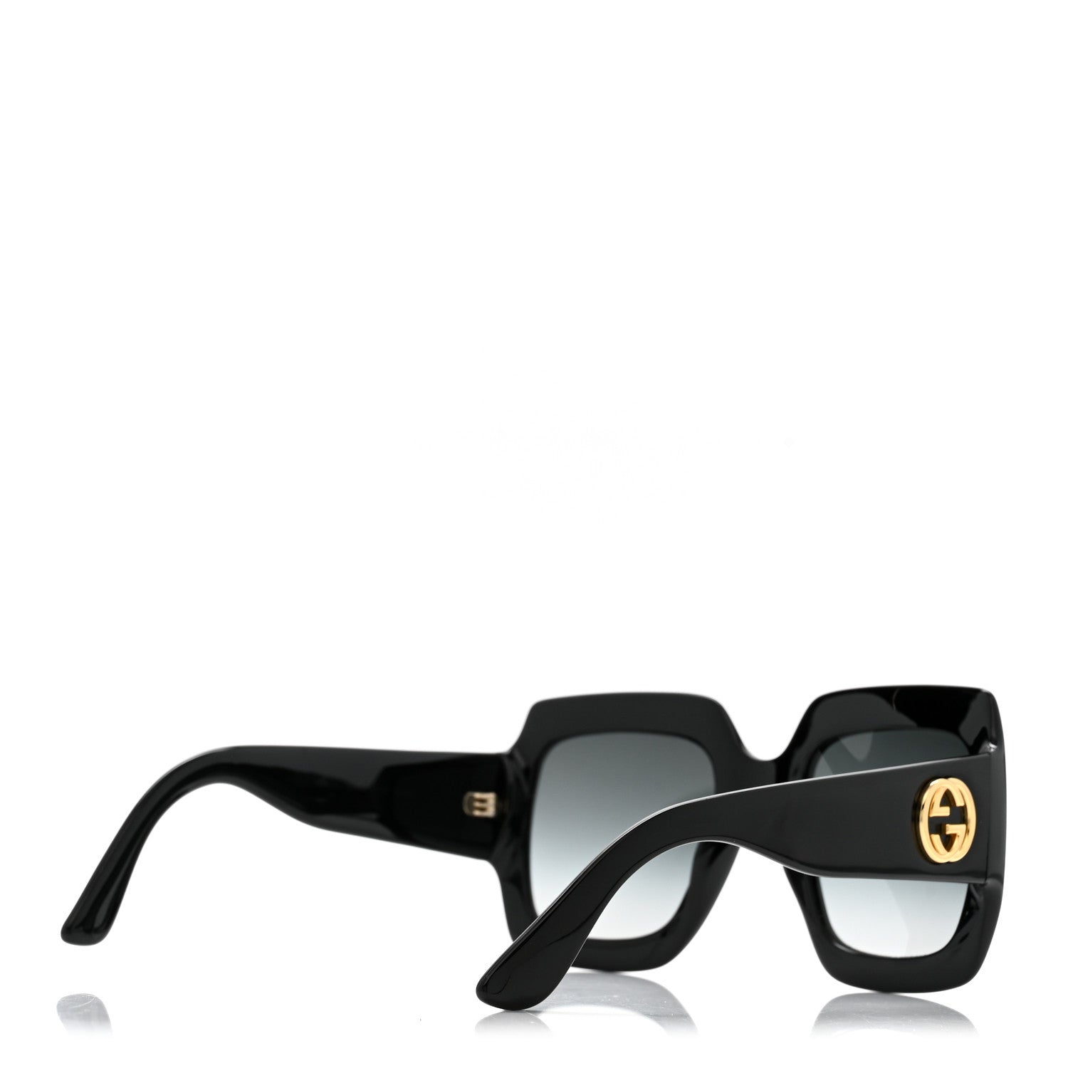 Gucci Square Sunglasses — Black GG0141S