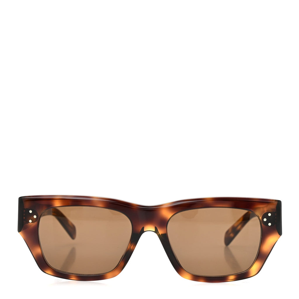 Celine Square Sunglasses — Havana