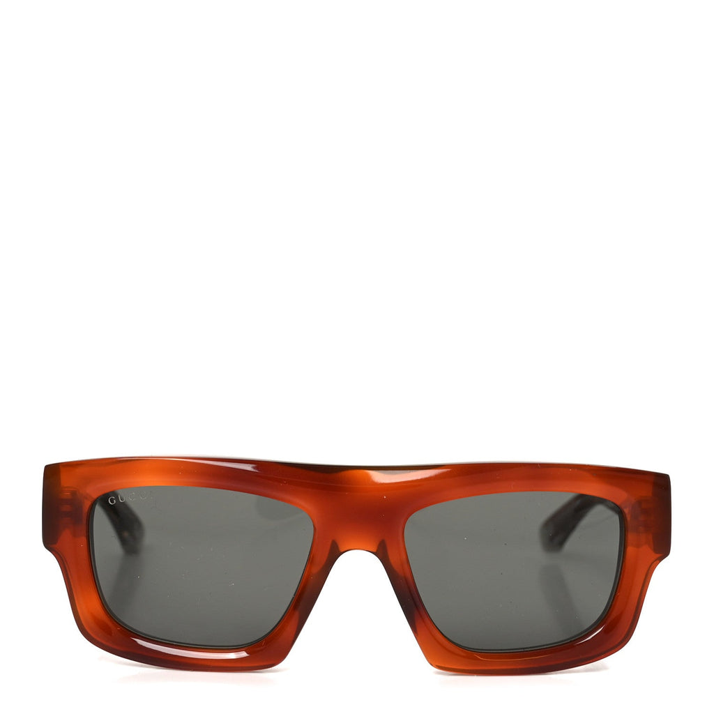 Gucci Square Sunglasses — Havana GG1926S