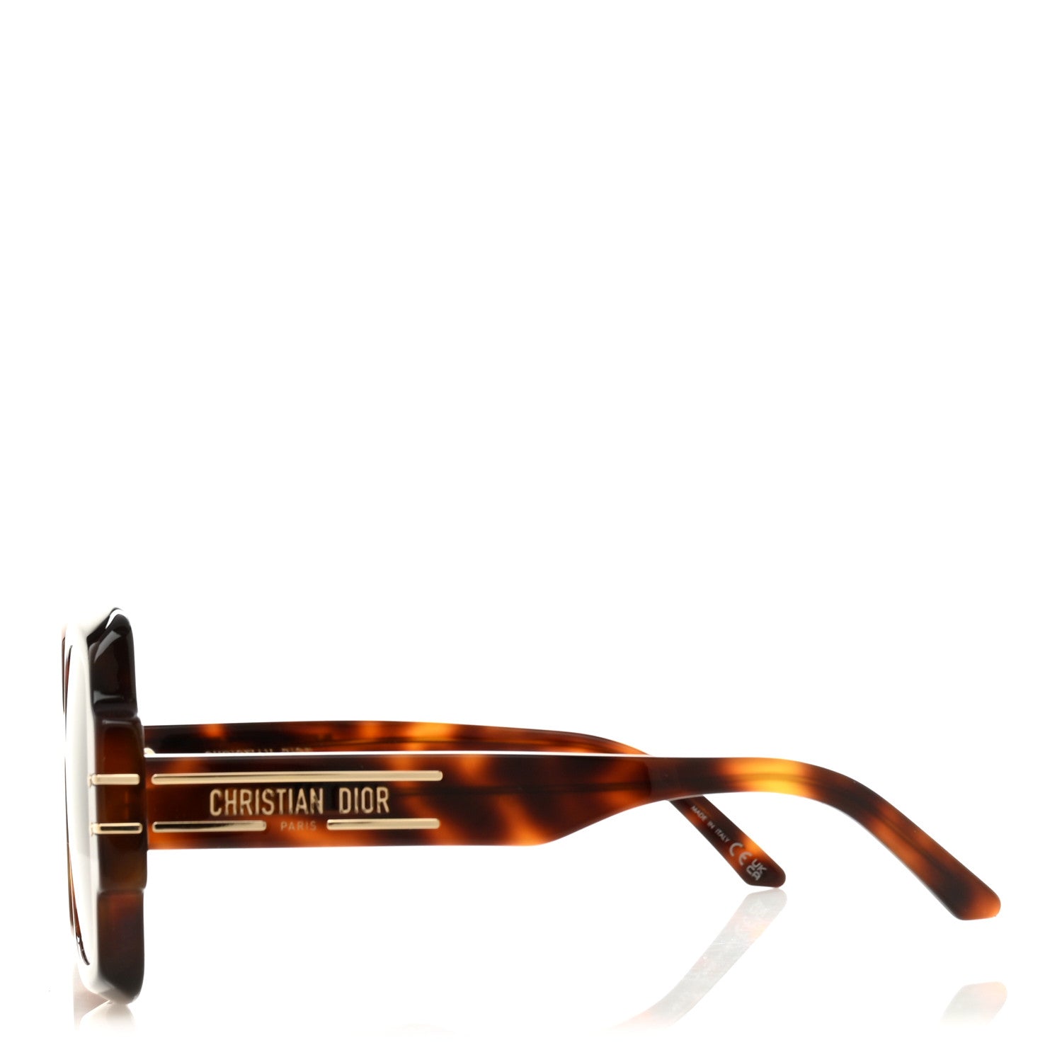 Dior Square Sunglasses — Tortoise