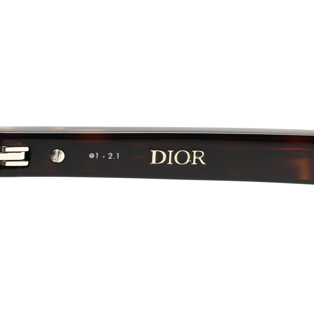 Dior Square Sunglasses — Tortoise