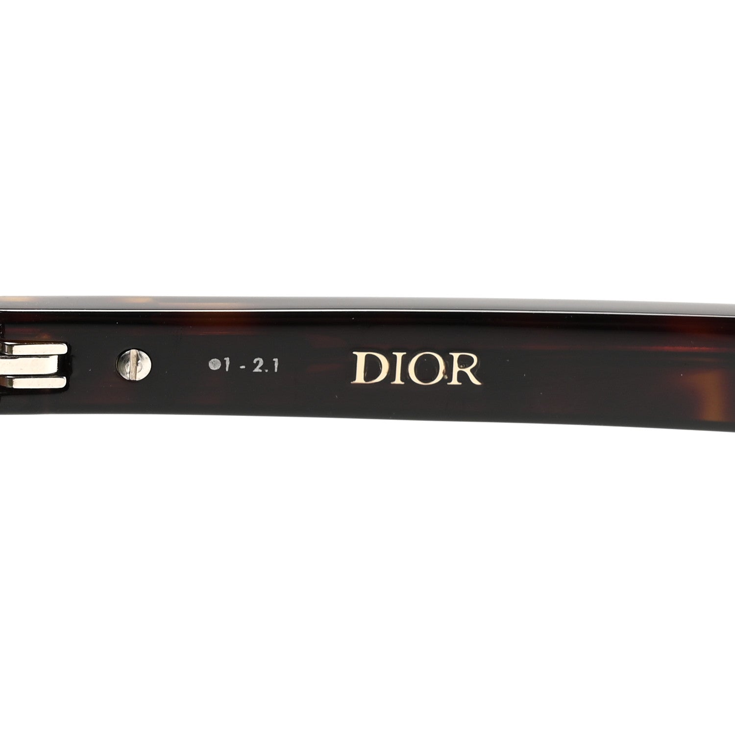 Dior Square Sunglasses — Tortoise