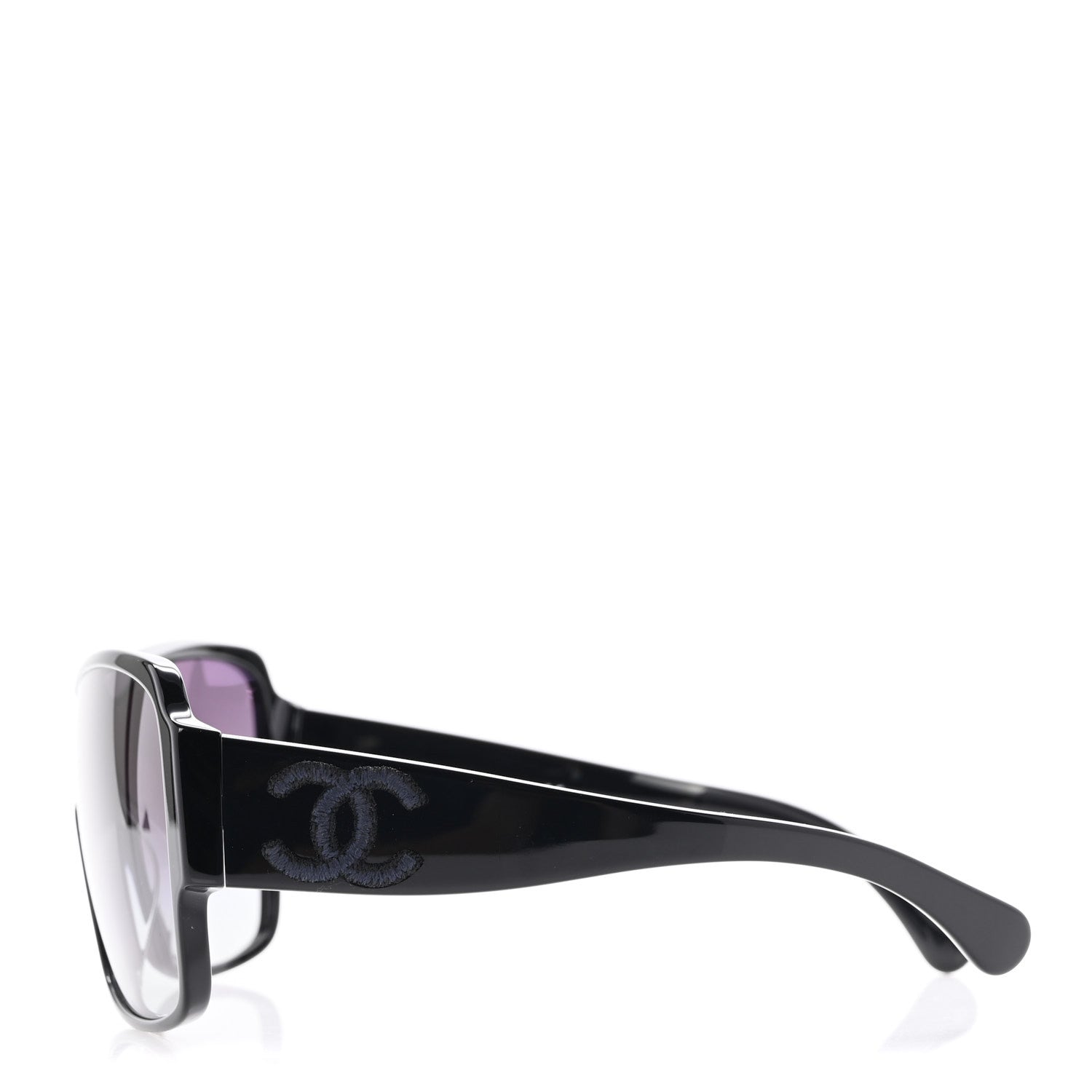Chanel Shield Sunglasses — Black 5449-A