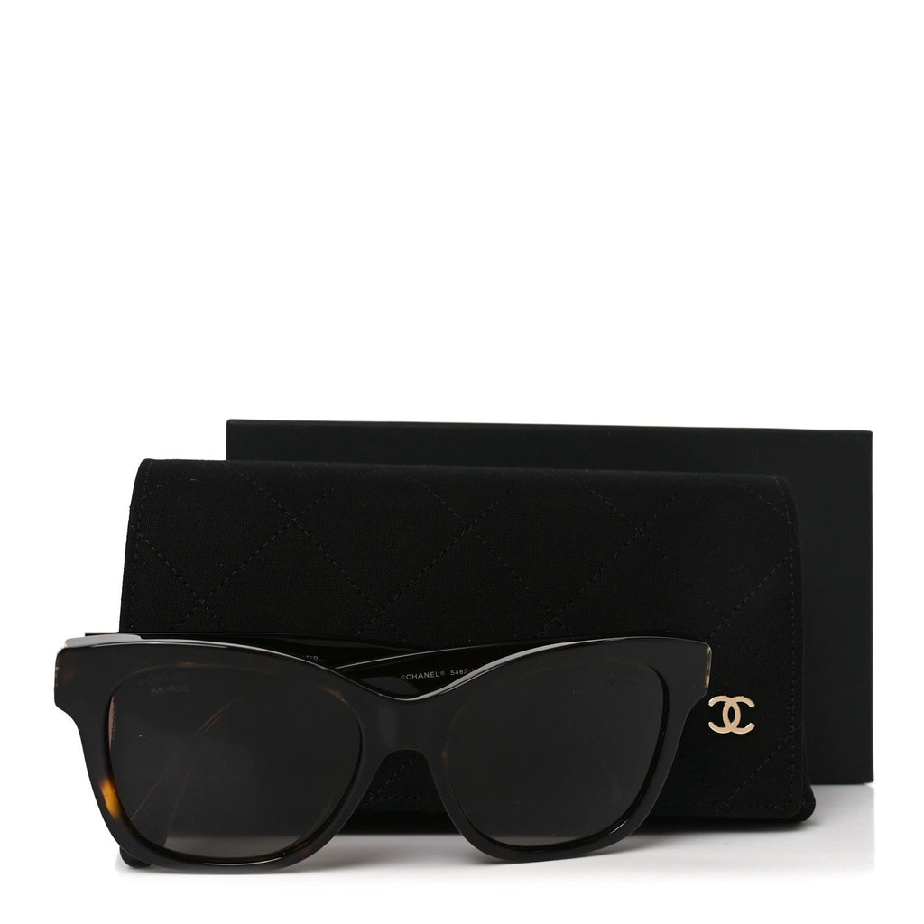 Chanel Square Sunglasses — Tortoise 5482-H