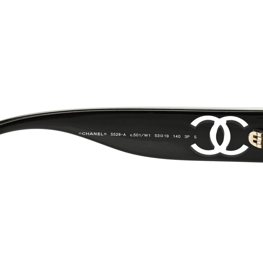 Chanel Square Sunglasses — Black 5528-A